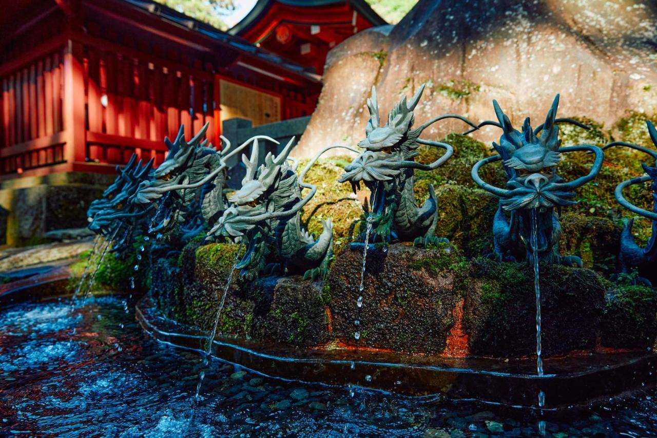 Villa Hakone Kabuto 古民家旅館 150平米 バス停迄一分 準天然温泉 最大12名 Eksteriør billede